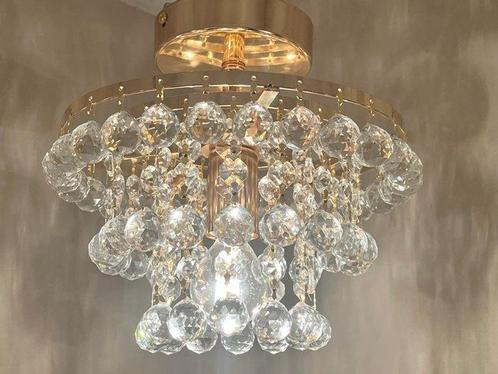 Swarovski - Kroonluchter (2) - Kristal, Bladgoud, Huis en Inrichting, Overige Huis en Inrichting