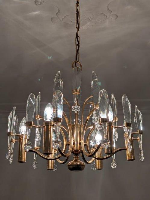 Murano - Gaetano Sciolari - Kroonluchter - Glas, Antiek en Kunst, Antiek | Verlichting