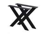 Veiling - Gepoedercoate X poot voor eettafel (2stuks), Huis en Inrichting, Nieuw