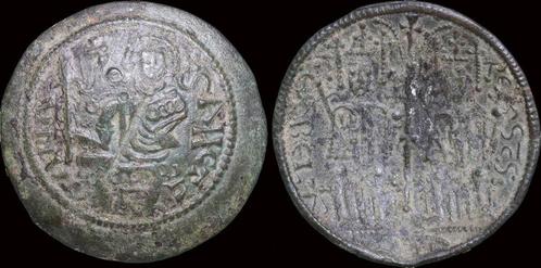 1172-1196 Hungary Bela Iii scyphate follis koper, Postzegels en Munten, Munten | Europa | Niet-Euromunten, België, Verzenden