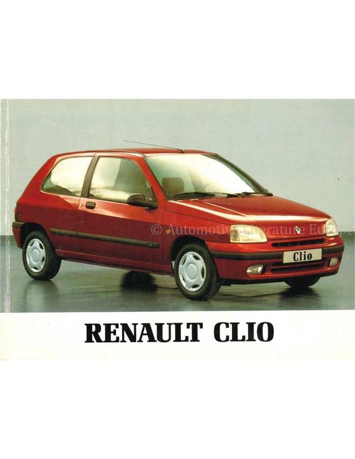 1995 RENAULT CLIO INSTRUCTIEBOEKJE FRANS, Auto diversen, Handleidingen en Instructieboekjes