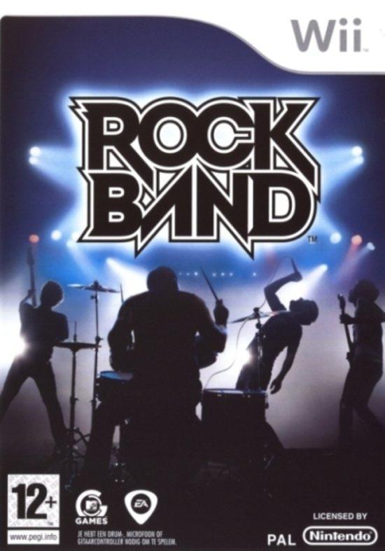 Rockband (Wii tweedehands game), Games en Spelcomputers, Spelcomputers | Nintendo Wii, Ophalen of Verzenden