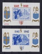 België 1942 - de 8 Orval blokjes met opdruk, genummerd en, Postzegels en Munten, Gestempeld