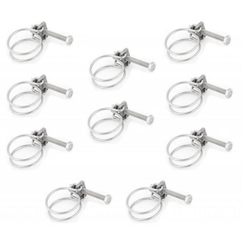 Set van 10 slangklemmen voor ketel PP-T 0012, 0009 en 0010, Doe-het-zelf en Bouw, Gereedschap | Overige machines, Ophalen of Verzenden