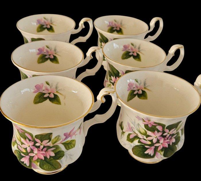 Royal Albert - Koffieservies voor 6 (6) - Mayflower -, Antiek en Kunst, Antiek | Meubels | Tafels