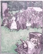 Spotprent over politiek en vrouwenkiesrecht in Nederland, Verzenden