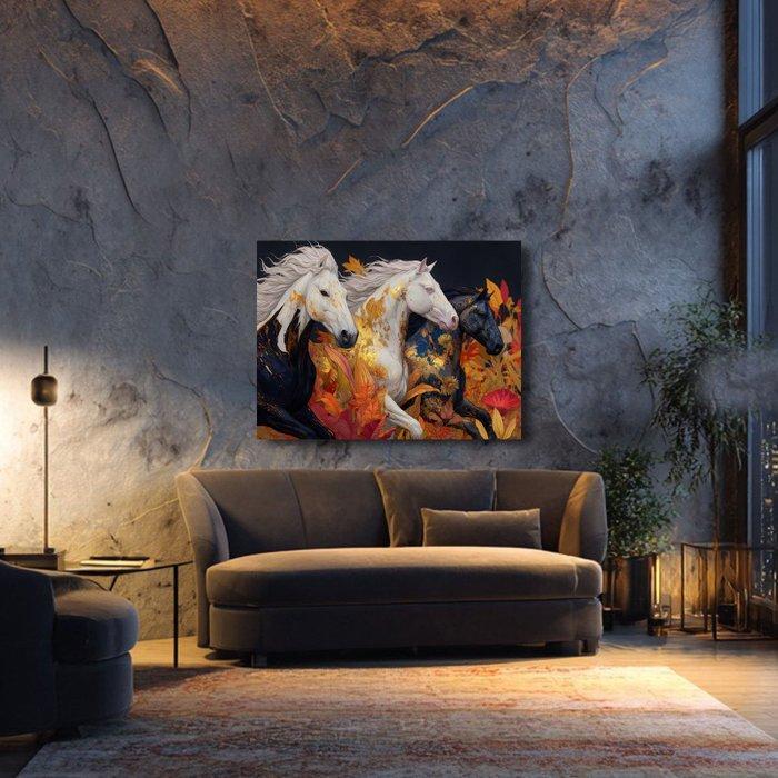 yamila - Corceles de Resiliencia: El Galope del Kintsugi, Antiquités & Art, Curiosités & Brocante