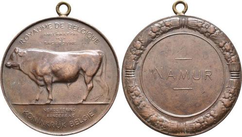 Brons medaille auf die Rinderzucht o J Belgie Namur:, Postzegels en Munten, Penningen en Medailles, Verzenden