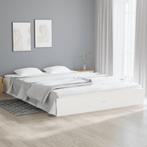 vidaXL Bedframe massief hout wit 180x200 cm, Huis en Inrichting, Slaapkamer | Bedden, Verzenden, Nieuw