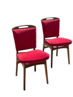 Stoel - Teak - Twee vintage stoelen, Antiek en Kunst