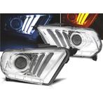 PHARES POUR FORD MUSTANG MKV 10-13 LED DYNAMIQUE CHROMÉ, Auto-onderdelen, Verlichting, Verzenden, Nieuw