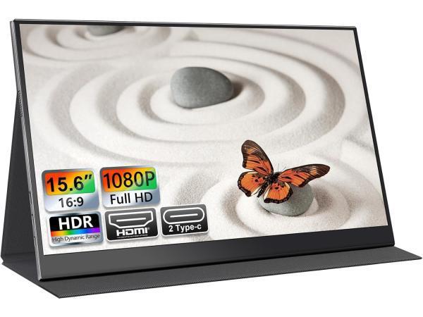 Veiling - Draagbare monitor 15,6 inch 1920×1080P IPS-scherm, Computers en Software, Monitoren