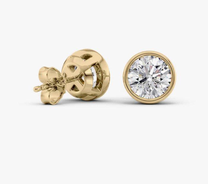 Zonder minimumprijs - Oorstekers - 14 karaat Geel goud -, Bijoux, Sacs & Beauté, Bijoux anciens