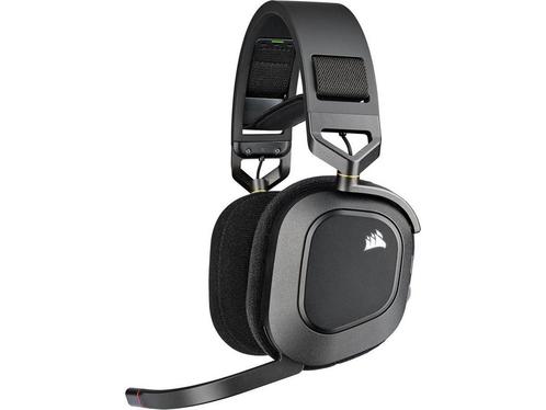 Corsair HS80 - Draadloze Gaming Headset - RGB - Carbon -, Computers en Software, Headsets, Zo goed als nieuw, Verzenden
