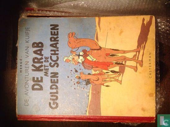 Kuifje - De krab met de gulden scharen    - 1950, Boeken, Stripverhalen, Gelezen, Eén stripboek, Verzenden