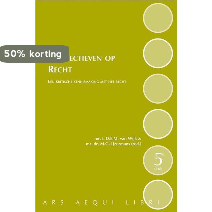 Perspectieven op recht - 5e druk / Ars Aequi Handboeken, Boeken, Wetenschap, Zo goed als nieuw, Verzenden