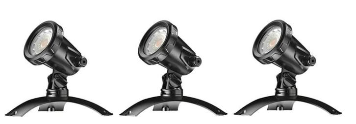 Osaka premium vijverlamp 3 spots 1 watt -  REGENBOOG, Tuin en Terras, Waterpartijen en Fonteinen, Nieuw, Verzenden