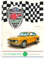 1987 ALFA ROMEO CLUB HET KLAVERBLAADJE 39 NEDERLANDS, Nieuw