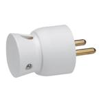 90 Graden Witte PVC Stekker 2P+PA 16A/250V - 050416 [25, Doe-het-zelf en Bouw, Verzenden, Nieuw