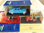 1:43 - Voiture miniature (3) - Hergé - 2 voitures Tintin au, Boeken, Nieuw