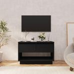 vidaXL Tv-meubel 70x41x44 cm bewerkt hout zwart, Nieuw, Verzenden