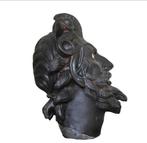 sculptuur, Testa di Fauno - 28 cm - Was