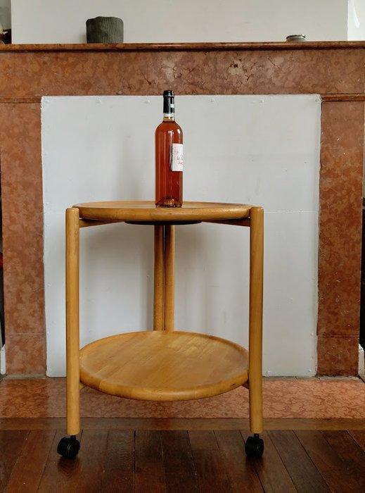 Bijzettafel - Chariot met twee planken - Plastic, Vurenhout, Antiek en Kunst, Kunst | Designobjecten