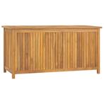 vidaXL Boîte de jardin 114x50x58 cm Bois massif de teck, Verzenden, Neuf