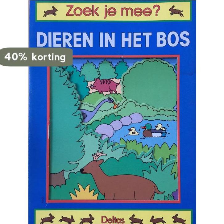 Zoek je mee dieren in het bos 9789024345786 Cleydael, Boeken, Prentenboeken en Plaatjesalbums, Gelezen, Verzenden