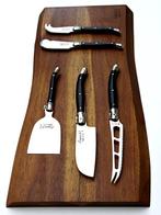 Laguiole - 5x Cheese knives - Acacia Wood Serving Board -