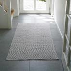 Rechthoekig vloerkleed | Laagpolig | 150 x 80 cm | Grijs, Minder dan 50 cm, 100 tot 150 cm, Verzenden, Nieuw