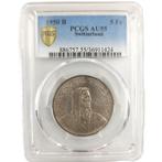 Suisse. Silver 5 Francs Coin Type I - PCGS Certified (AU55), Postzegels en Munten