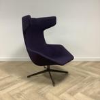 Tweedehands Moroso Take A Line For A Walk fauteuil, paars, Huis en Inrichting, Gebruikt, Stof