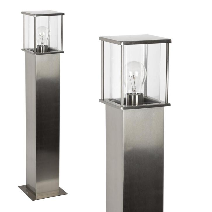 Tuinverlichting Modern Buitenlamp Staand RVS Astro 1 Terras, Tuin en Terras, Buitenverlichting, Verzenden