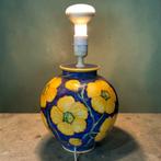 Hand-painted Floral Decor - Lamp - Keramiek, Antiek en Kunst