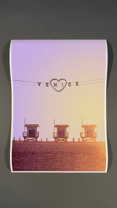 Téber - Venice (Violet), Antiek en Kunst, Kunst | Designobjecten