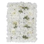 Witte Wanddecoratie Bloemen 60cm, Verzenden