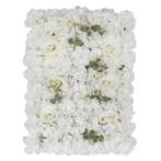 Witte Wanddecoratie Bloemen 60cm, Verzenden, Nieuw