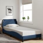 Blauw Bedframe met Hoofdeinde | OP = OP | 56% Voordeel!, Huis en Inrichting, Slaapkamer | Bedden, Overige materialen, 90 cm, Eenpersoons