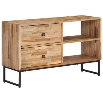 vidaXL Tv-meubel 90x30x55 cm gerecycled teakhout, Verzenden
