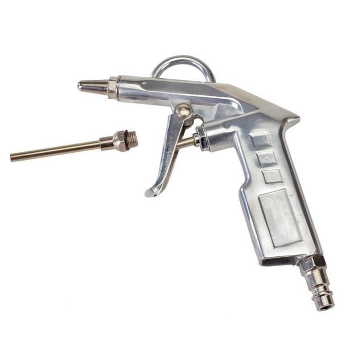 Blaaspistool aluminium met extra spuitmond / luchtpistool /, Doe-het-zelf en Bouw, Gereedschap | Overige machines, Ophalen of Verzenden