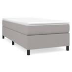 Eenpersoons Bedframe 80x200 Lichtgrijs - Topdeal! Retourtje, Huis en Inrichting, Eenpersoons, Verzenden, Nieuw, 80 cm