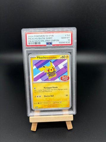 Pokémon - 5 Graded card - Pikachu’s Journey Campaign Batik