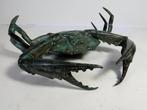 Krabbe mit geöffneten Scheren - Sculpture Bronze - Japon