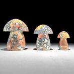 Ensemble superbe de 3 jaspe Maligano rouge sans prix de