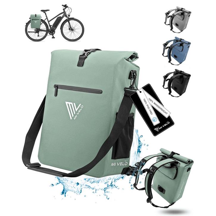 2dekans | MIVELO 3-in-1 Fietstas - Waterdicht - Met, Fietsen en Brommers, Fietsaccessoires | Fietstassen, Ophalen of Verzenden