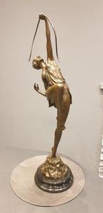 Pierre la Faguays - Beeld, Tall Art Deco Sculpture - Diana -