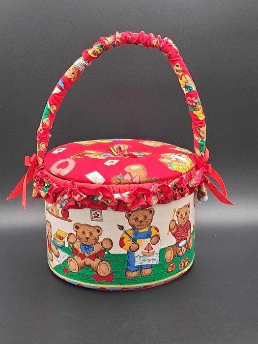 Doos (10) - Kerstberen - Blik, stof, kaars, keramiek, Diversen, Kerst