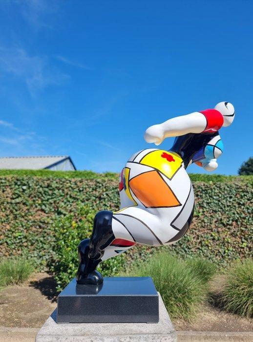 Beeldje - Superwoman - 52 cm - Hars, Marmer, fiberglass, Antiek en Kunst, Curiosa en Brocante