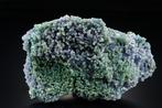 AMETHYST - groen - paars - ook wel DRUIF CHALCEDONY genoemd, Collections, Minéraux & Fossiles